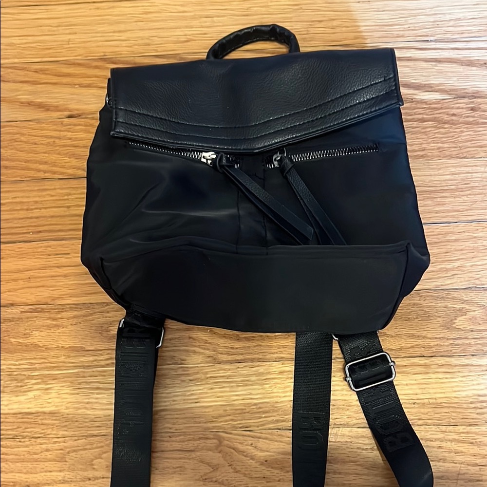 Botkier Black Backpack Sleek Minimalist Design